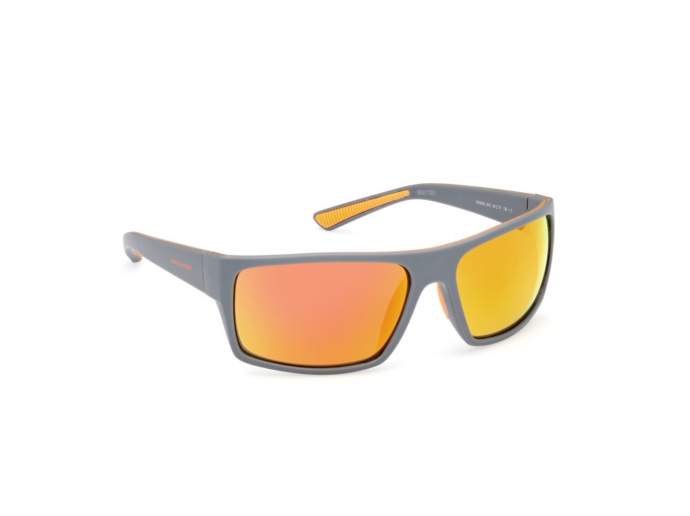 Sonnenbrillen Skechers SE6292 (20U) farbe grigio opaco form rechteckig gläser marrone specchiato