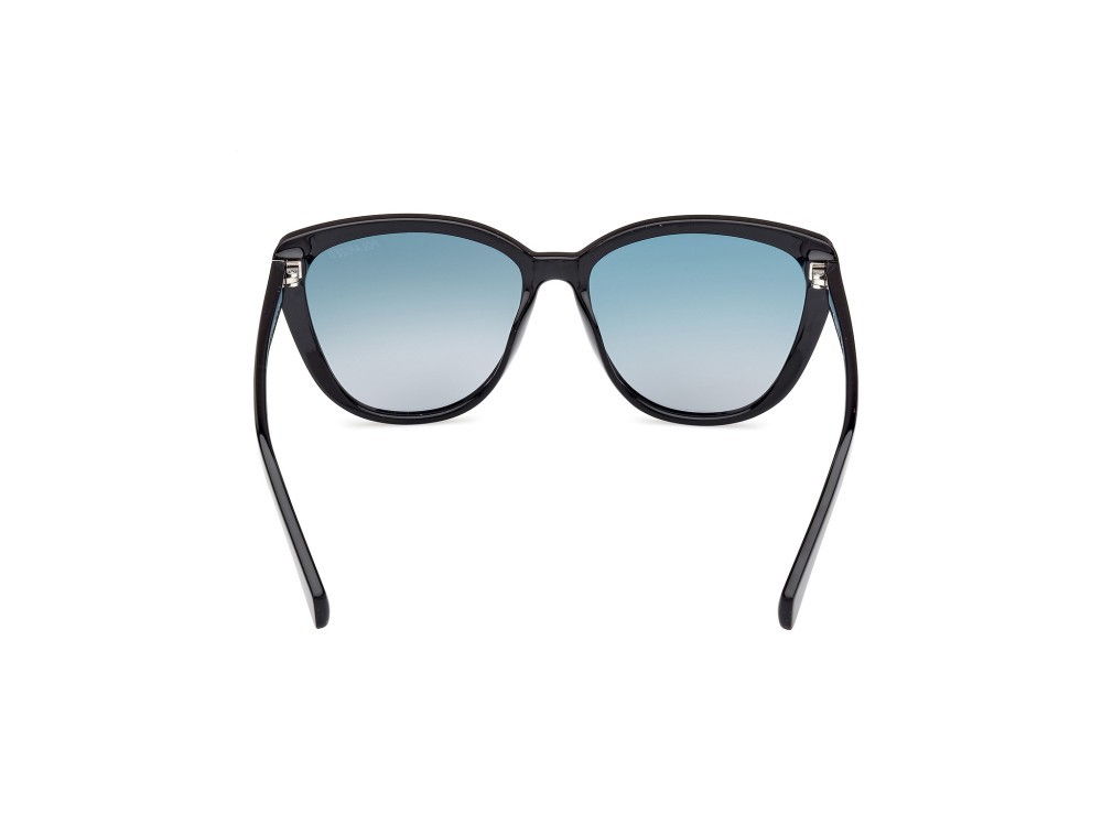 Sonnenbrillen Skechers SE6294 (01D) farbe nero lucido form cat-eye gläser verde polar.