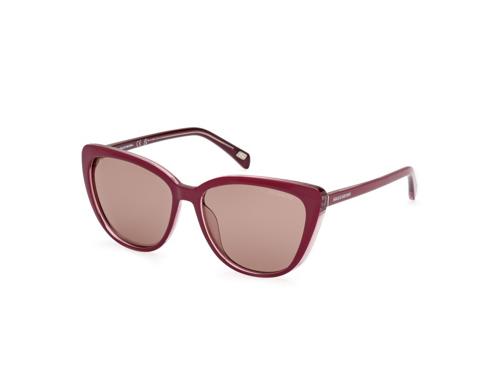 Sonnenbrillen Skechers SE6294 (81D) farbe viola  form cat-eye gläser marrone polar.