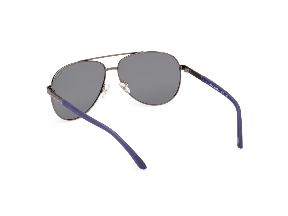 Sonnenbrillen Skechers SE6365 (09D) farbe antracite opaco form aviator gläser fumo polar.