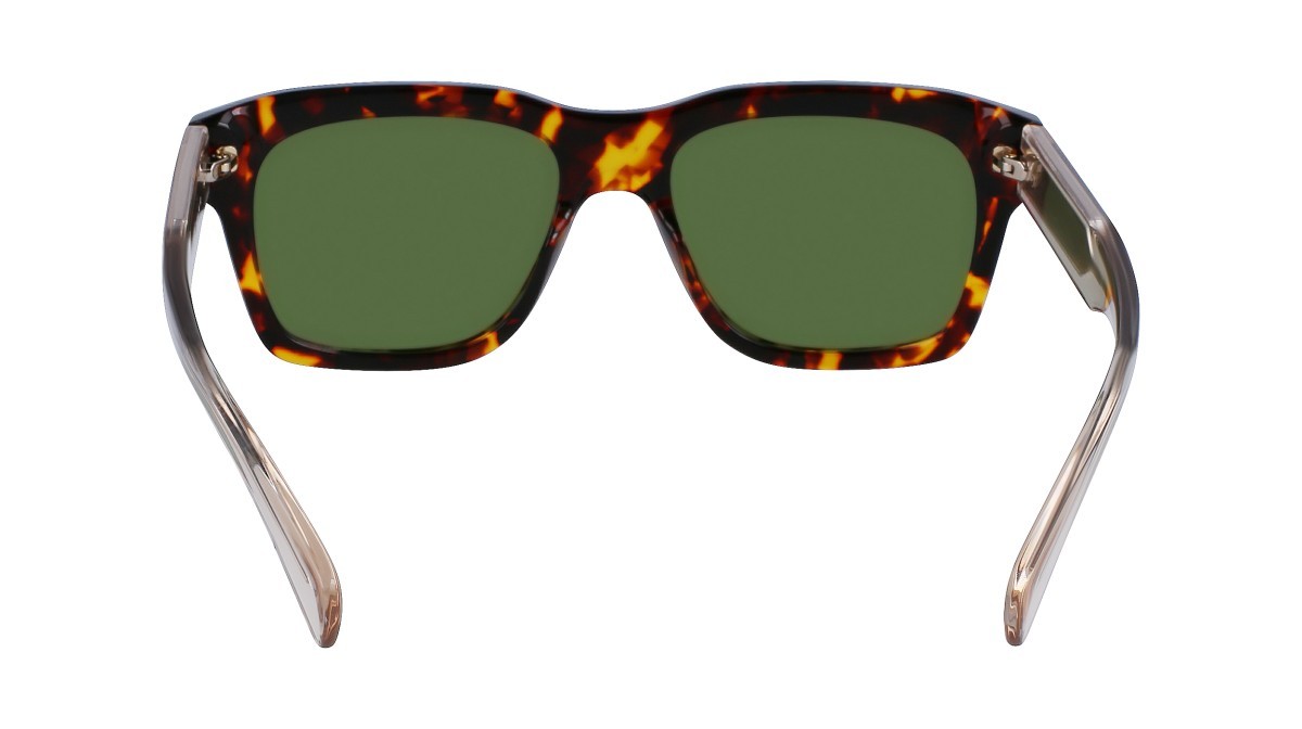 Sonnenbrillen Salvatore Ferragamo SF1087S (219) farbe dark tortoise form rechteckig gläser solid green