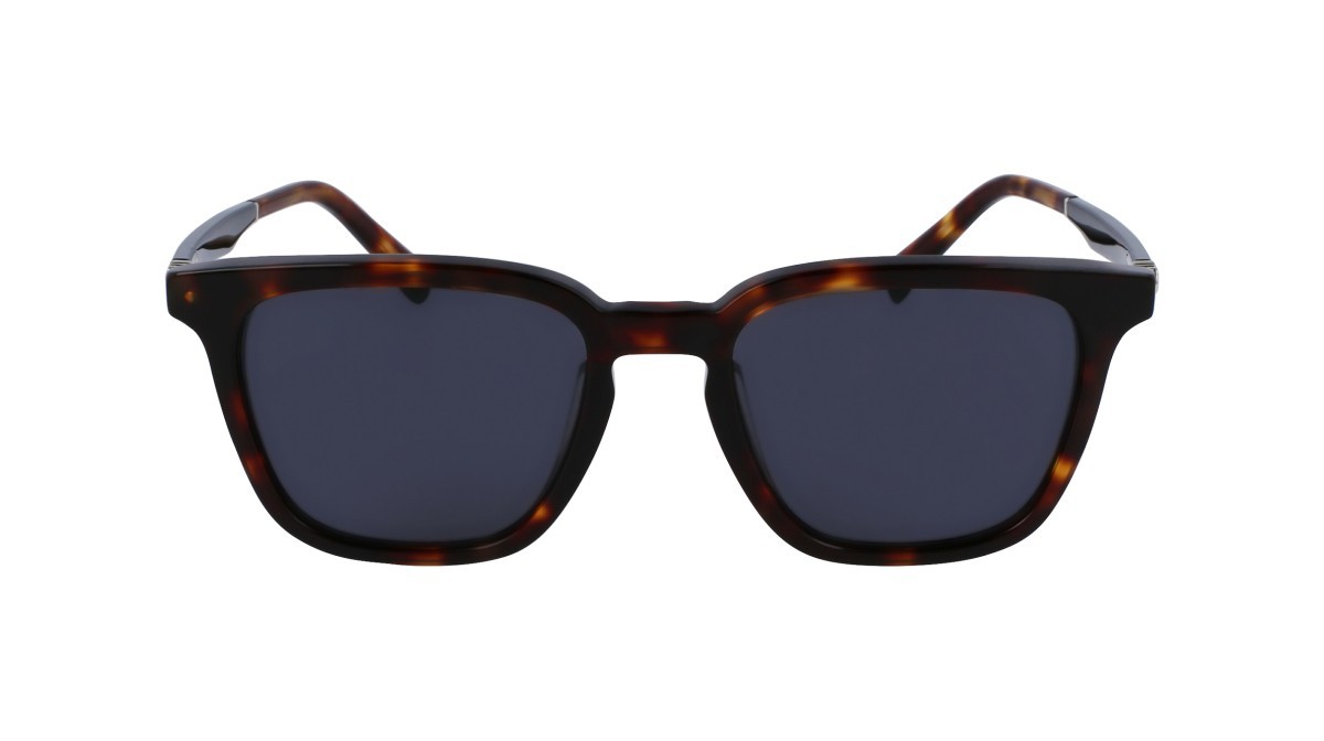 Sonnenbrillen Salvatore Ferragamo SF1100S (242) farbe dark tortoise form rechteckig gläser solid grey