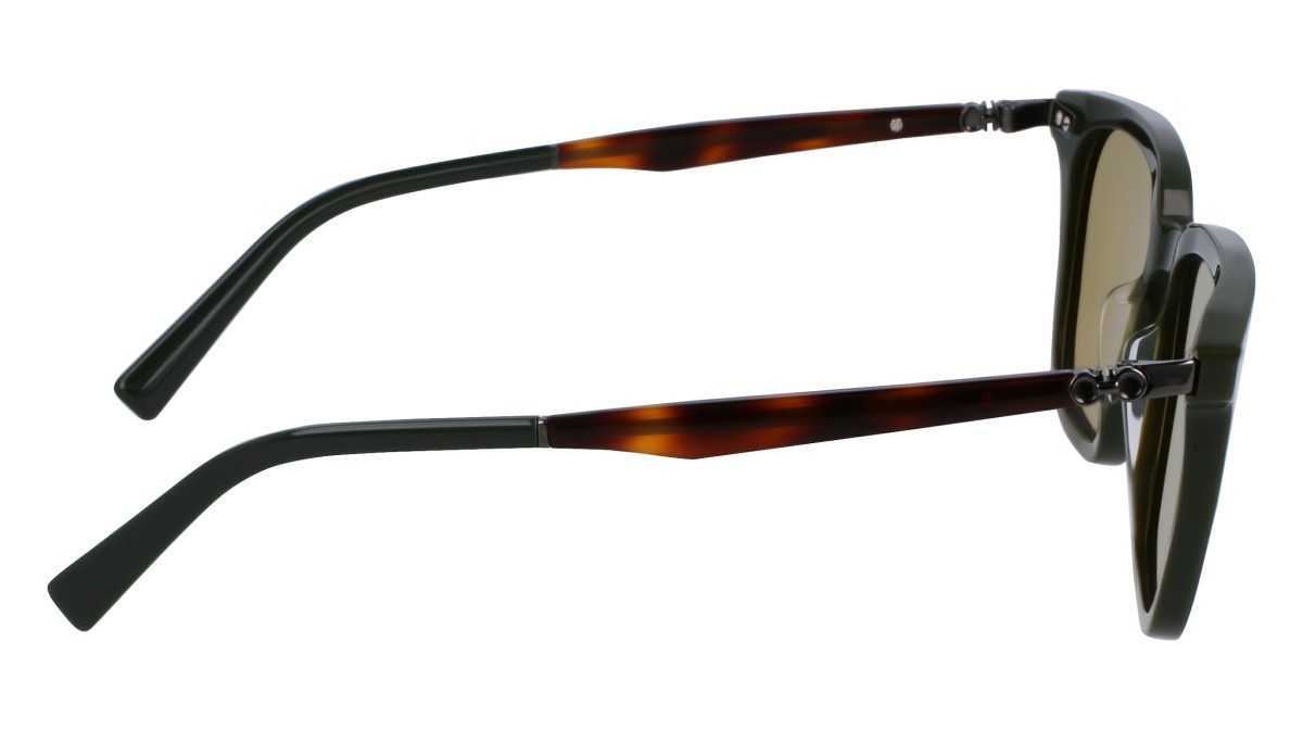 Sonnenbrillen Salvatore Ferragamo SF1100S (302) farbe dark green form rechteckig gläser solid olive