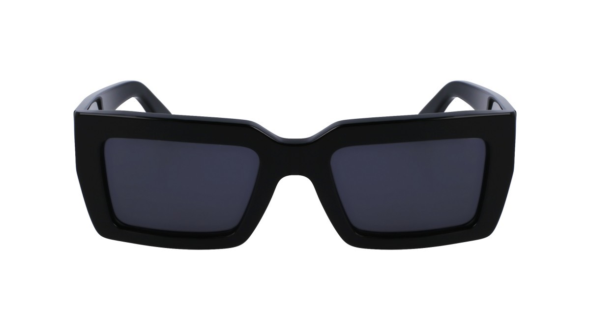 Sonnenbrillen Salvatore Ferragamo SF1108S (001) farbe black form rechteckig gläser solid grey