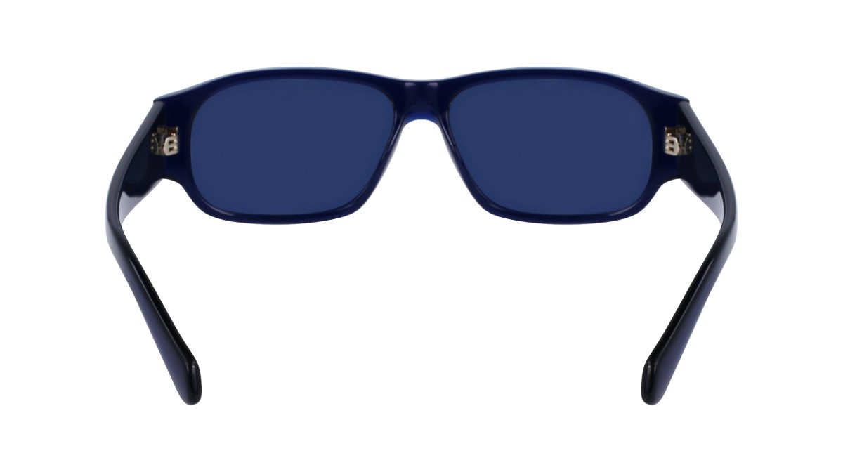 Sonnenbrillen Salvatore Ferragamo SF1109S (432) farbe transparent blue form rechteckig gläser solid denim