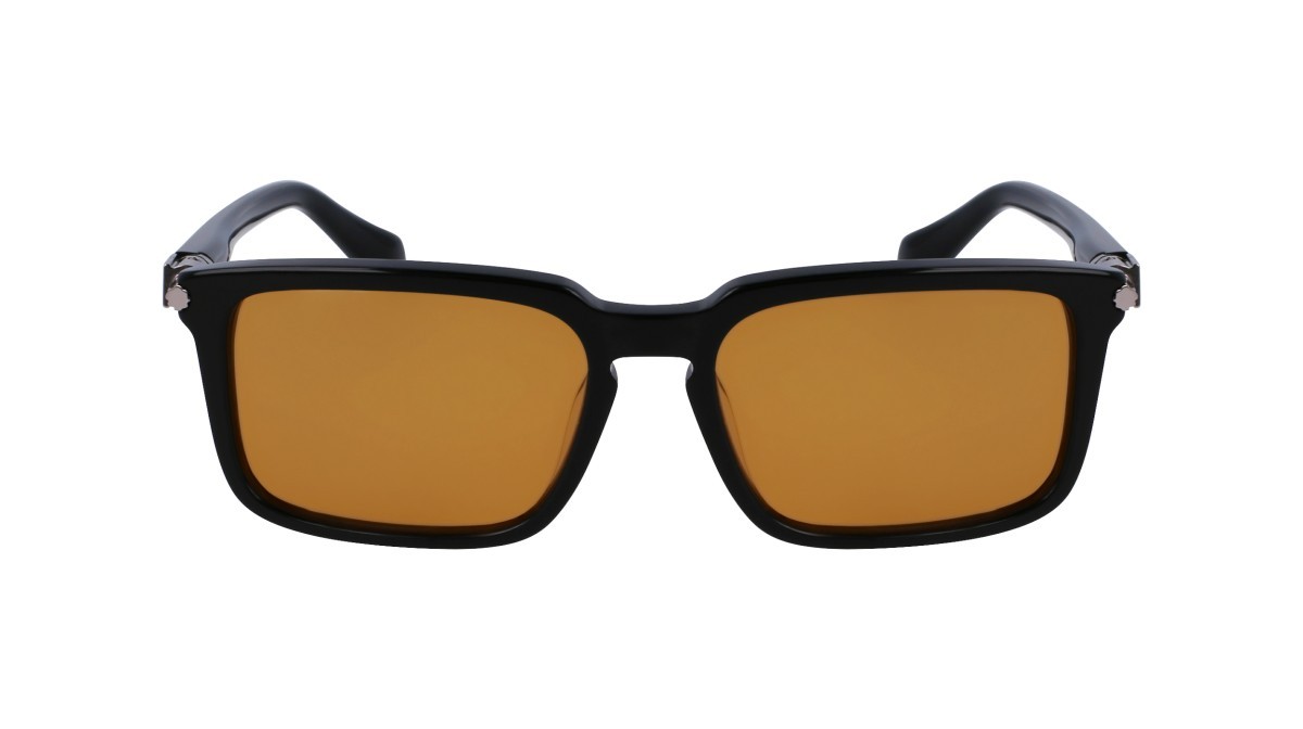 Sonnenbrillen Salvatore Ferragamo SF1110S (009) farbe black/orange form rechteckig gläser solid ochre