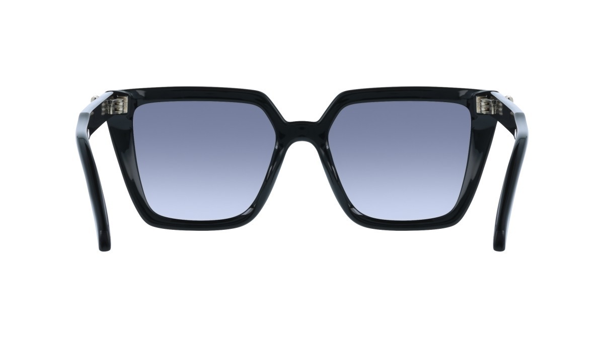 Sunglasses Salvatore Ferragamo SF2058SE (001) color black shape rectangle lenses gradient grey