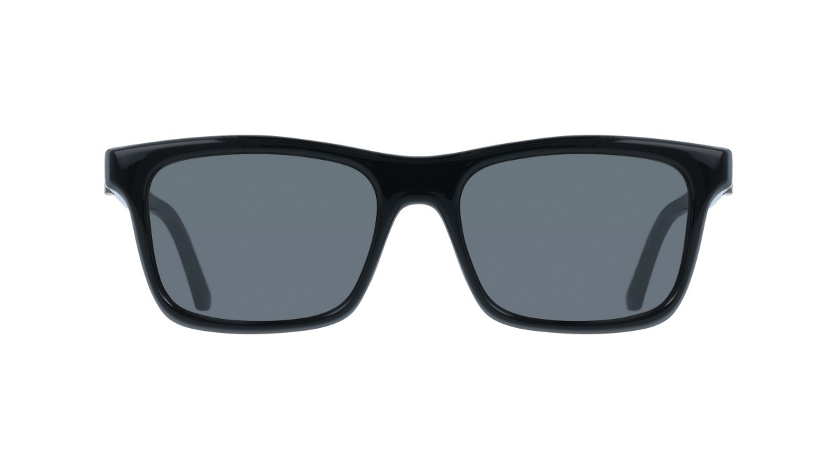 Sunglasses Salvatore Ferragamo SF2060SE (001) color black shape rectangle lenses solid smoke