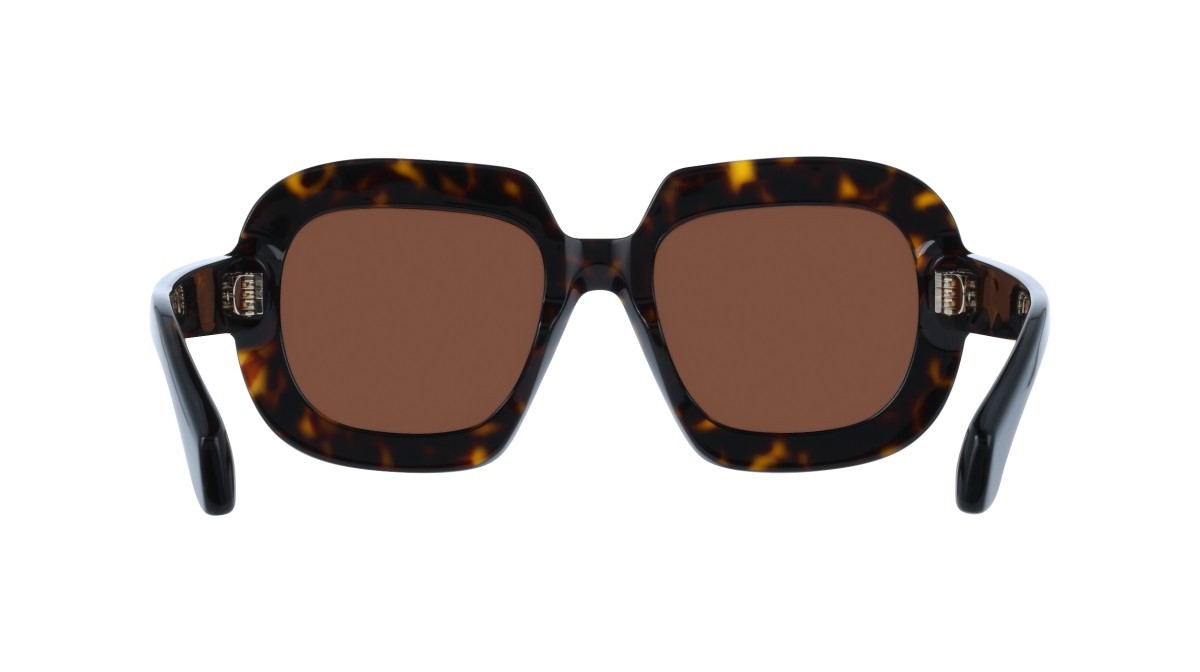 Sonnenbrillen Salvatore Ferragamo SF2068SE (242) farbe dark tortoise form schmetterling gläser solid brown