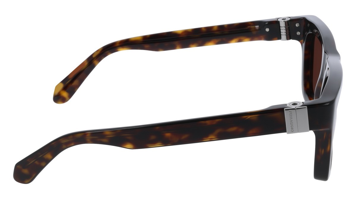 Sunglasses Salvatore Ferragamo SF2071S (242) color dark tortoise shape square lenses solid brown