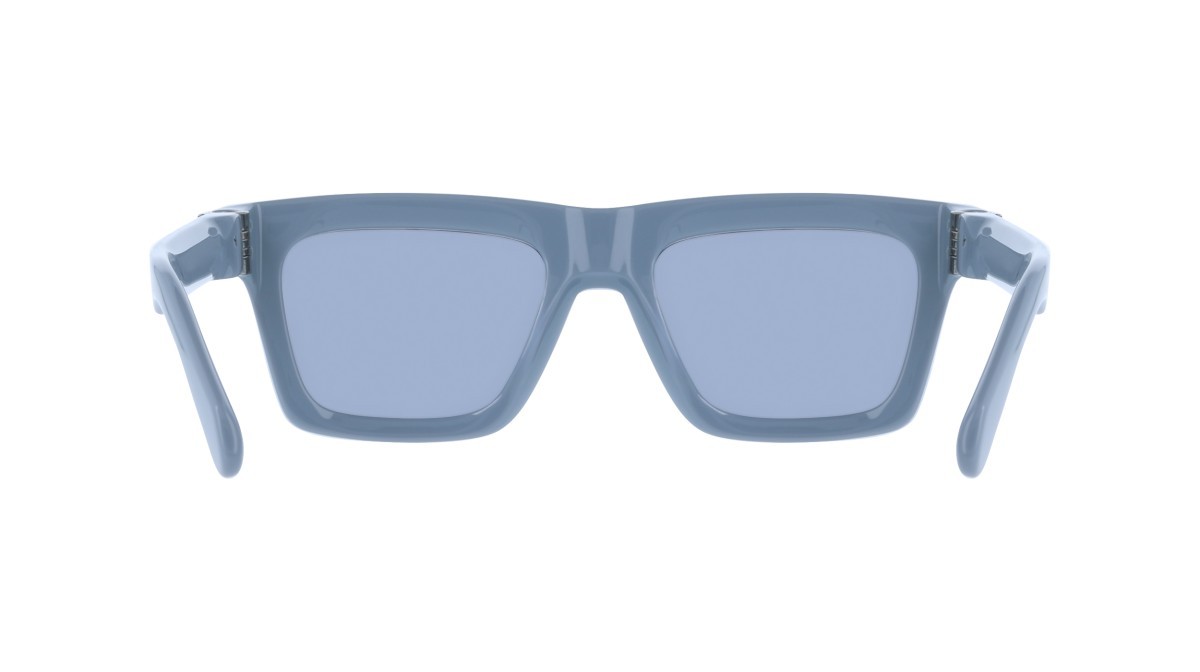 Sunglasses Salvatore Ferragamo SF2071S (452) color azure shape square lenses solid grey