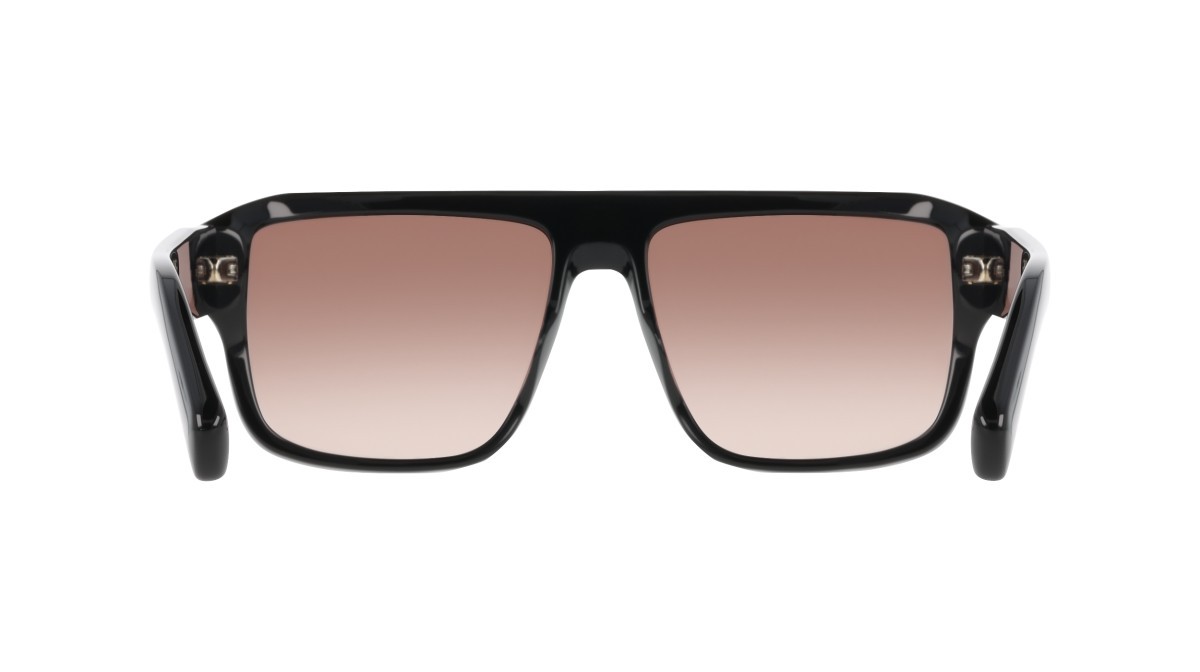 Sunglasses Salvatore Ferragamo SF2078SLBI (003) color black/gradient brown shape square lenses gradient brown brownish