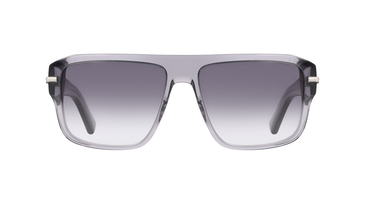 Sunglasses Salvatore Ferragamo SF2078SLBI (020) color transparent grey shape square lenses gradient grey
