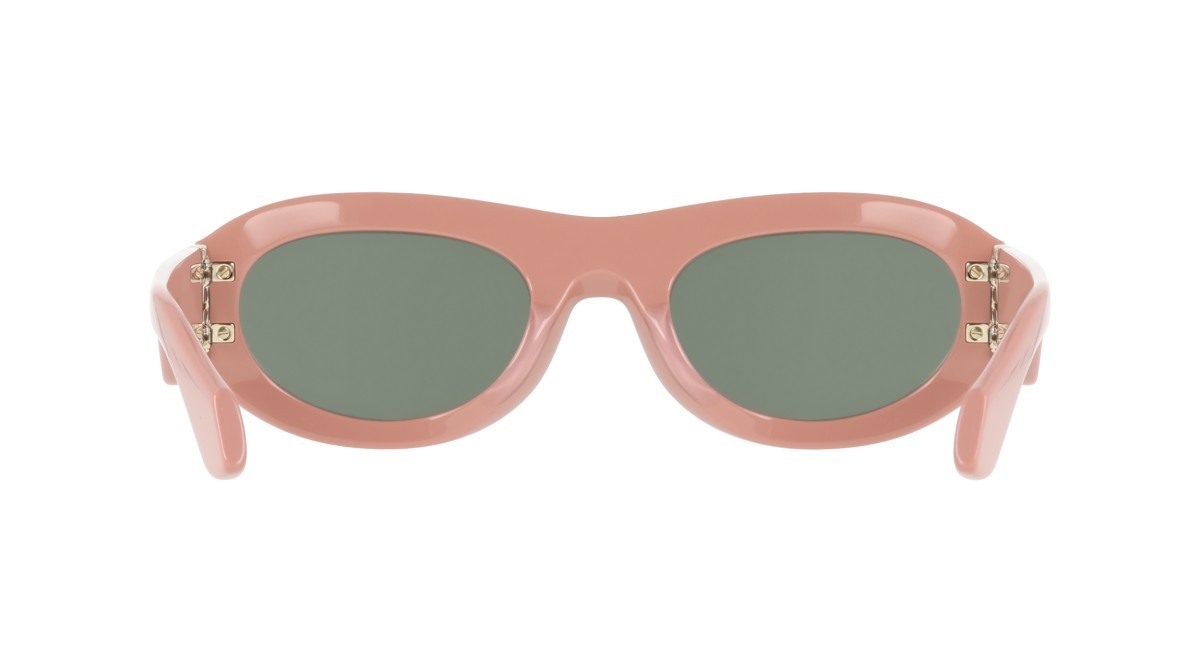 Sunglasses Salvatore Ferragamo SF2082SE (667) color rose shape oval lenses solid grey