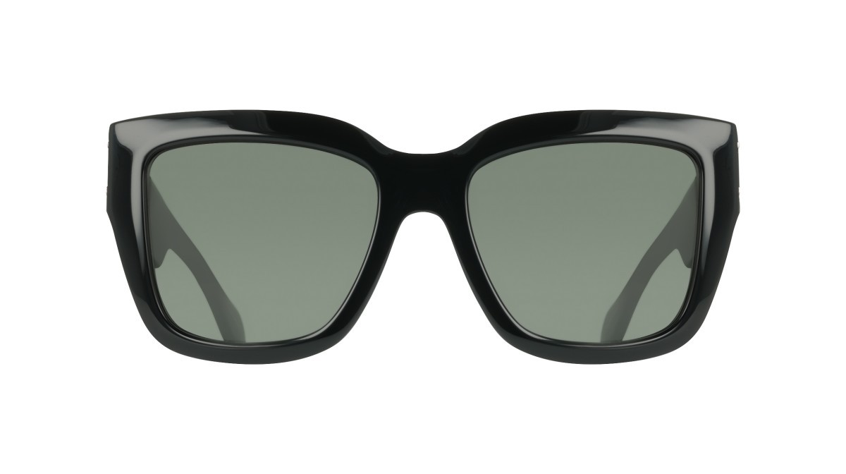 Sunglasses Salvatore Ferragamo SF2083SE (001) color black shape rectangle lenses solid grey