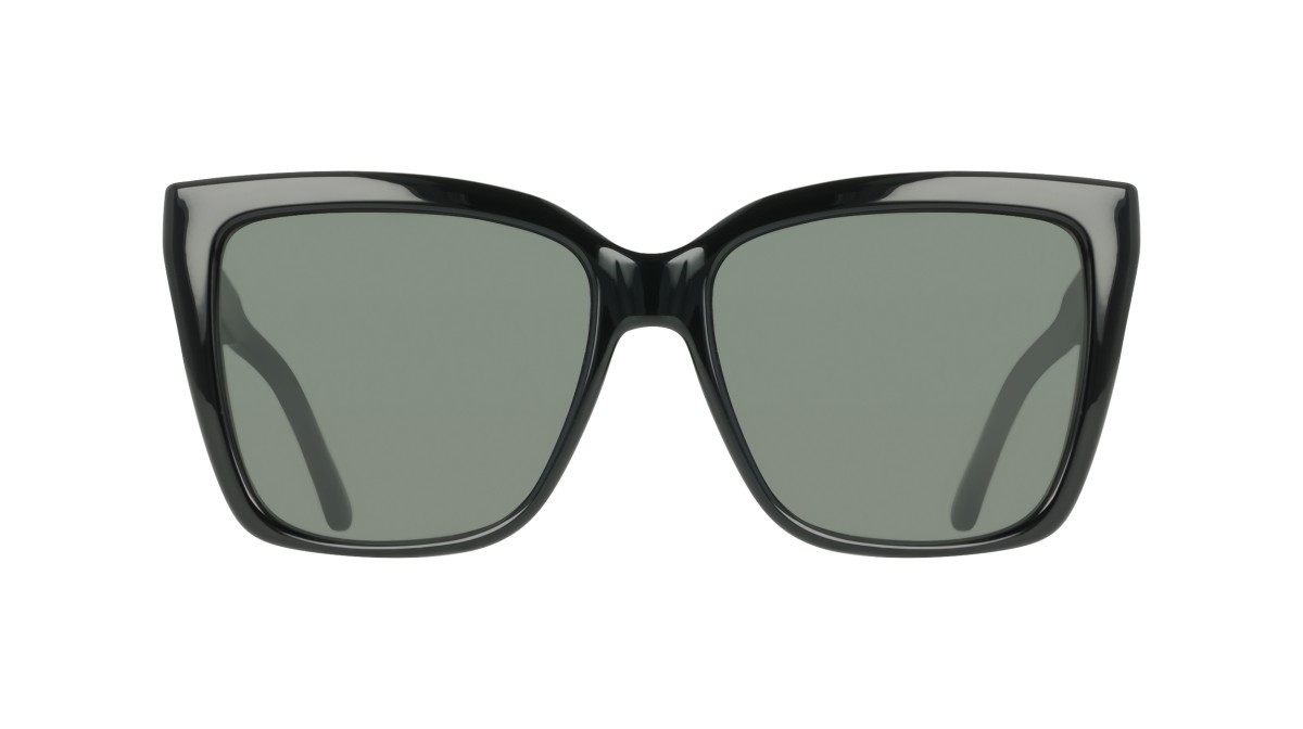 Sunglasses Salvatore Ferragamo SF2085SE (001) color black shape rectangle lenses solid grey
