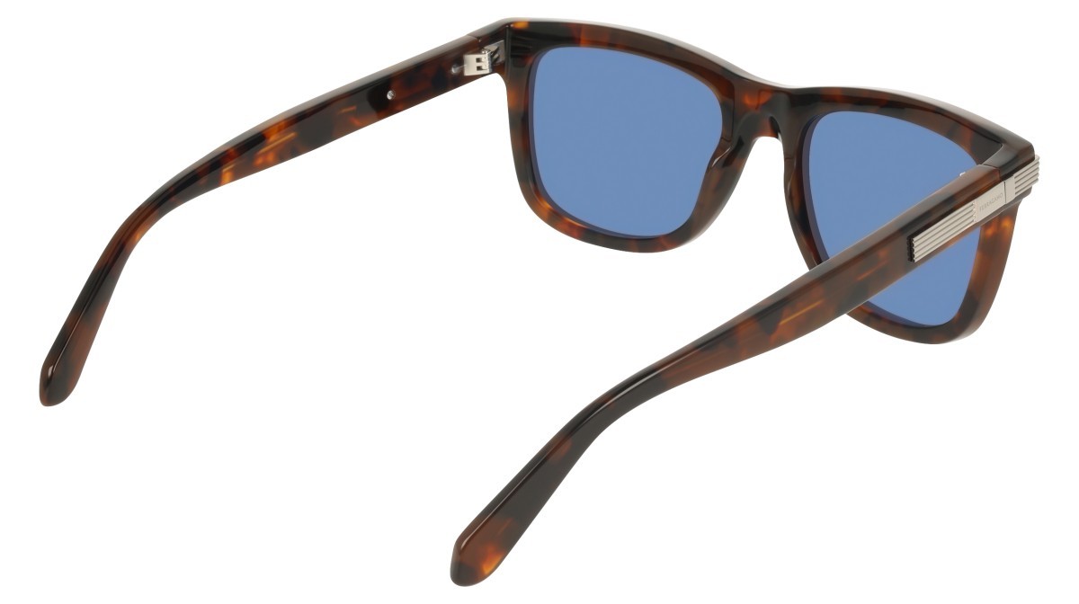 Sunglasses Salvatore Ferragamo SF2088S (240) color tortoise shape rectangle lenses solid blue