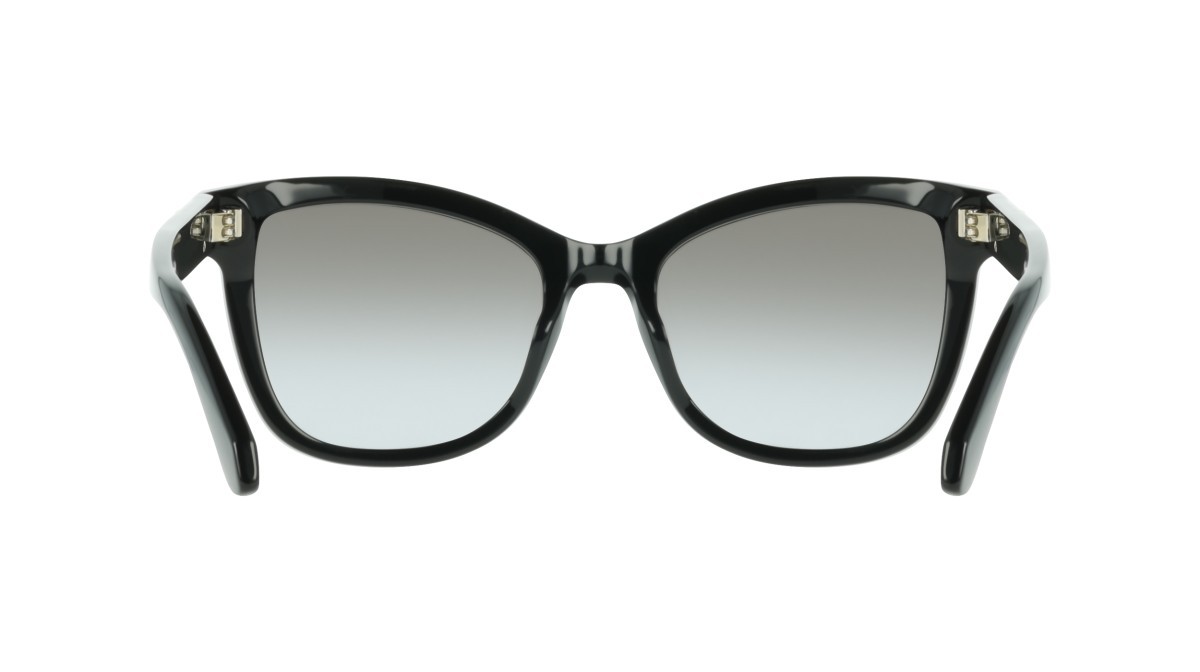 Sunglasses Salvatore Ferragamo SF2108S (001) color black shape rectangle lenses gradient grey