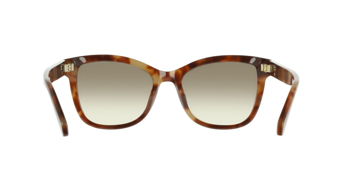 Sunglasses Salvatore Ferragamo SF2108S (225) color milky brown tortoise shape rectangle lenses brown gradient
