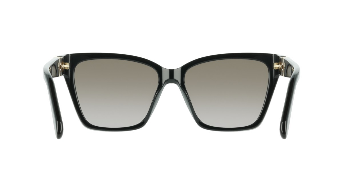 Sunglasses Salvatore Ferragamo SF2110S (001) color black shape rectangle lenses gradient grey
