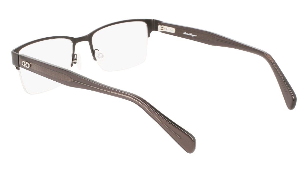 Brillen Salvatore Ferragamo SF2222 (002) farbe matte black form rechteckig 