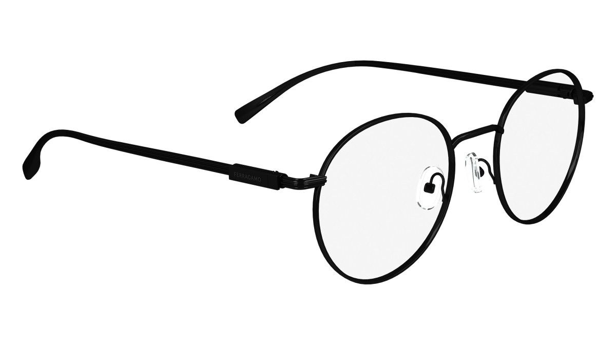 Brillen Salvatore Ferragamo SF2229 (001) farbe black form rund 