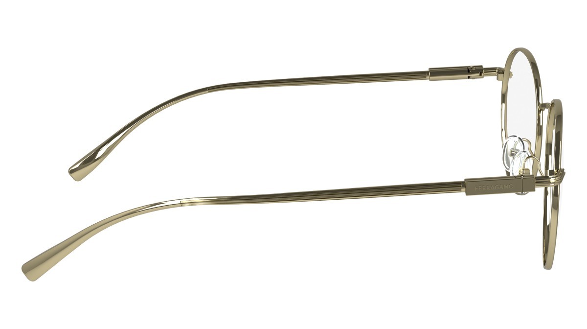 Brillen Salvatore Ferragamo SF2229 (710) farbe gold form rund 