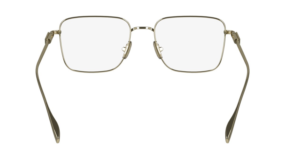 Brillen Salvatore Ferragamo SF2231 (710) farbe gold form rechteckig gläser demo