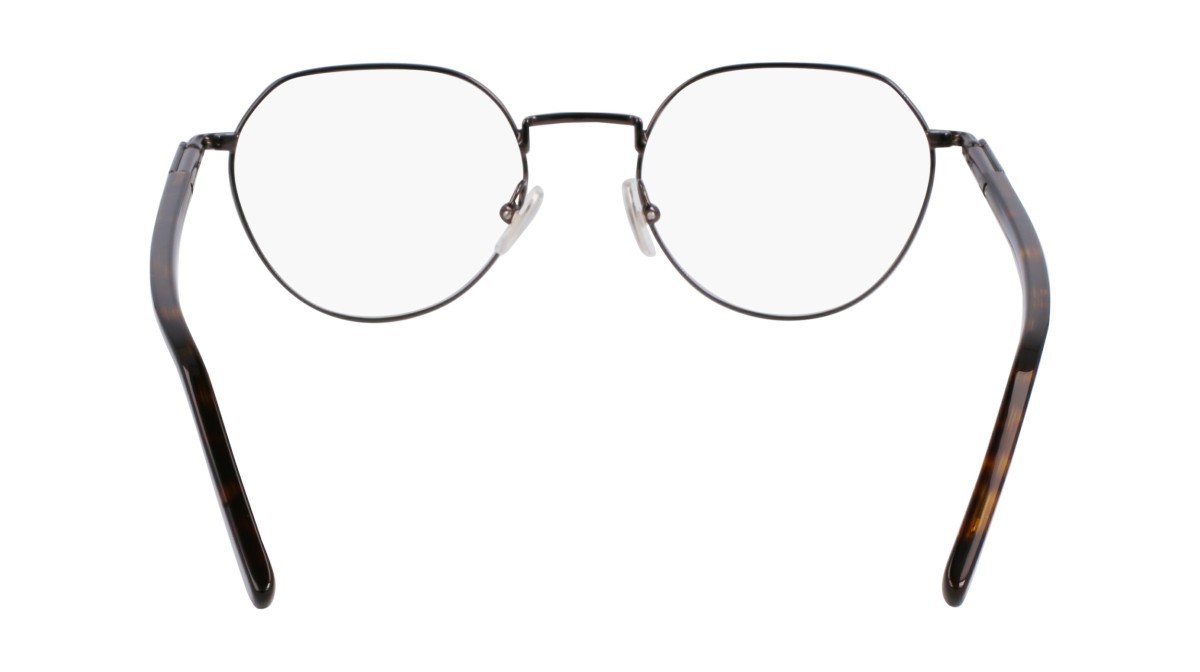 Eyeglasses Salvatore Ferragamo SF2233 (027) color dark ruthenium shape round lenses dark ruthenium
