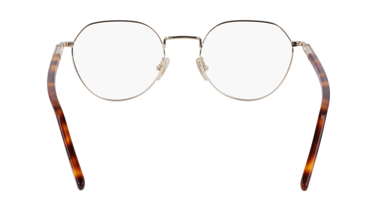 Eyeglasses Salvatore Ferragamo SF2233 (703) color gold/black shape round lenses gold/black