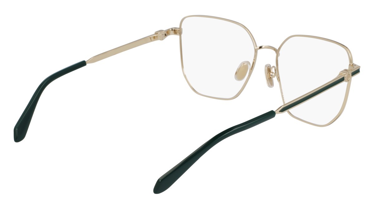 Eyeglasses Salvatore Ferragamo SF2234 (710) color gold shape rectangle lenses color 3
