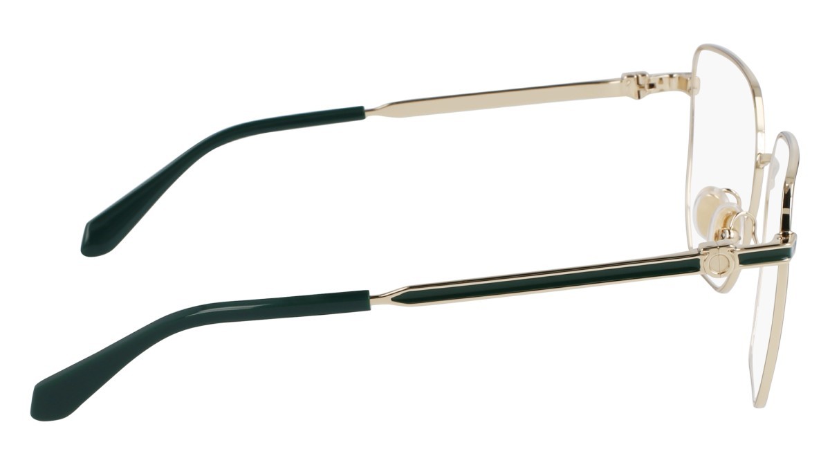 Eyeglasses Salvatore Ferragamo SF2234 (710) color gold shape rectangle lenses color 3