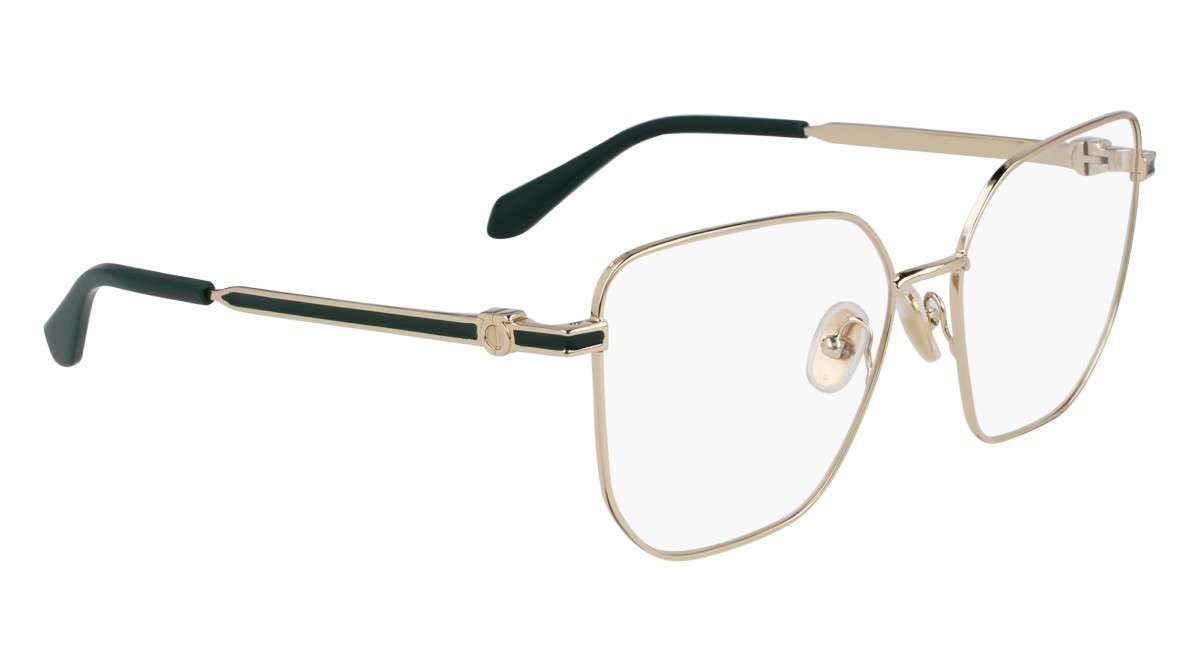 Eyeglasses Salvatore Ferragamo SF2234 (710) color gold shape rectangle lenses color 3