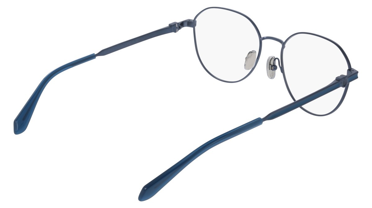 Eyeglasses Salvatore Ferragamo SF2236 (414) color matte blue shape pantos lenses colore - 4