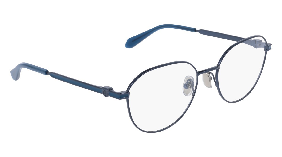 Eyeglasses Salvatore Ferragamo SF2236 (414) color matte blue shape pantos lenses colore - 4