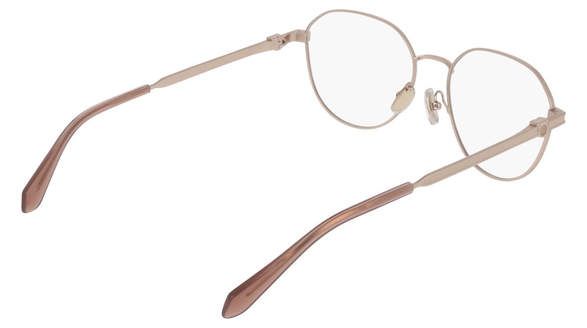 Eyeglasses Salvatore Ferragamo SF2236 (770) color matte rose gold shape pantos lenses colore - 2