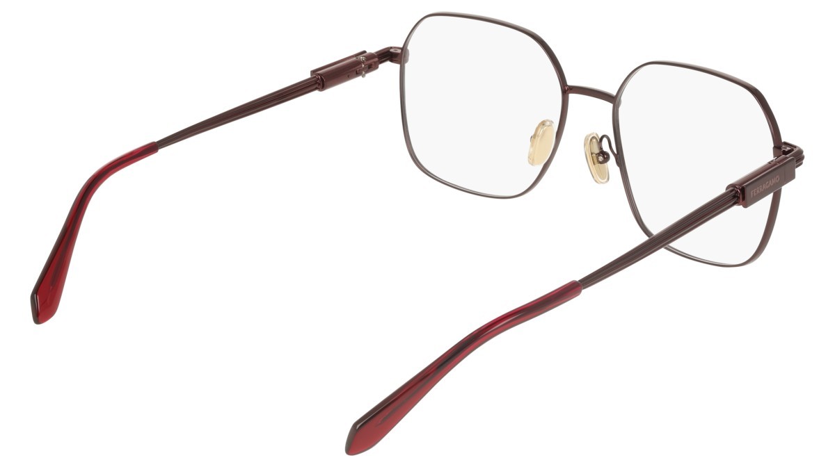 Eyeglasses Salvatore Ferragamo SF2239 (606) color wine shape square 