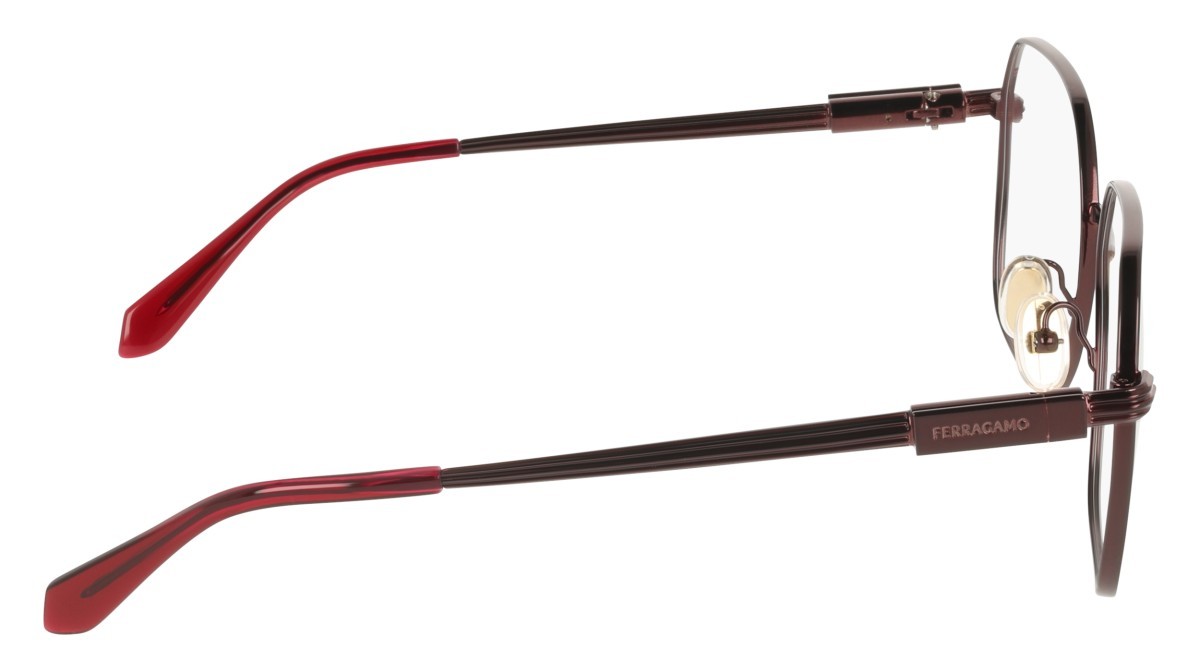Eyeglasses Salvatore Ferragamo SF2239 (606) color wine shape square 