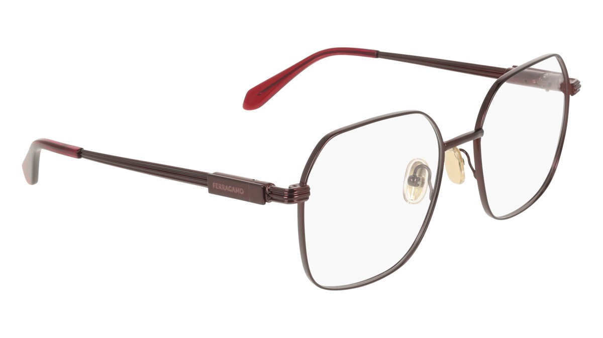 Eyeglasses Salvatore Ferragamo SF2239 (606) color wine shape square 