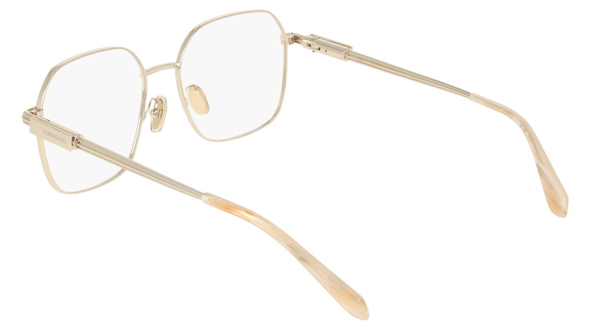 Eyeglasses Salvatore Ferragamo SF2239 (710) color gold shape square 