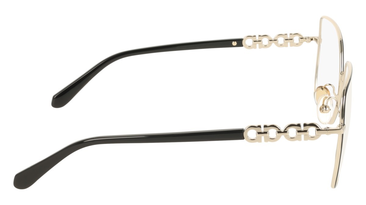 Eyeglasses Salvatore Ferragamo SF2241 (703) color gold/black shape rectangle 
