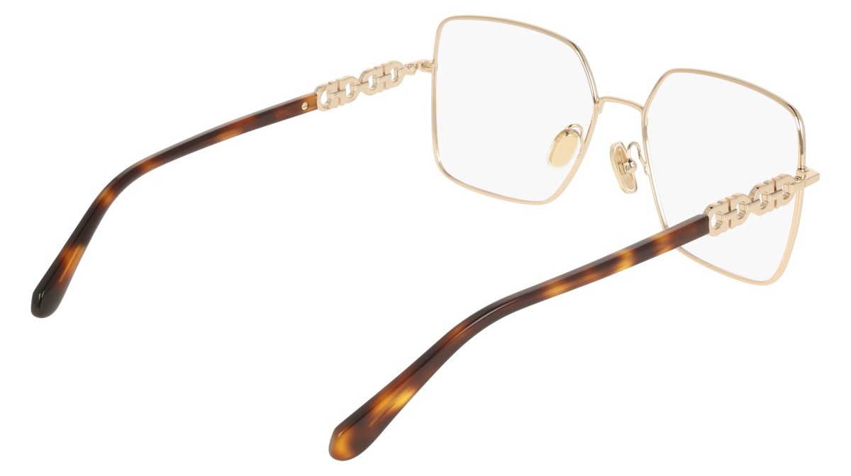 Eyeglasses Salvatore Ferragamo SF2241 (712) color yellow gold shape rectangle 