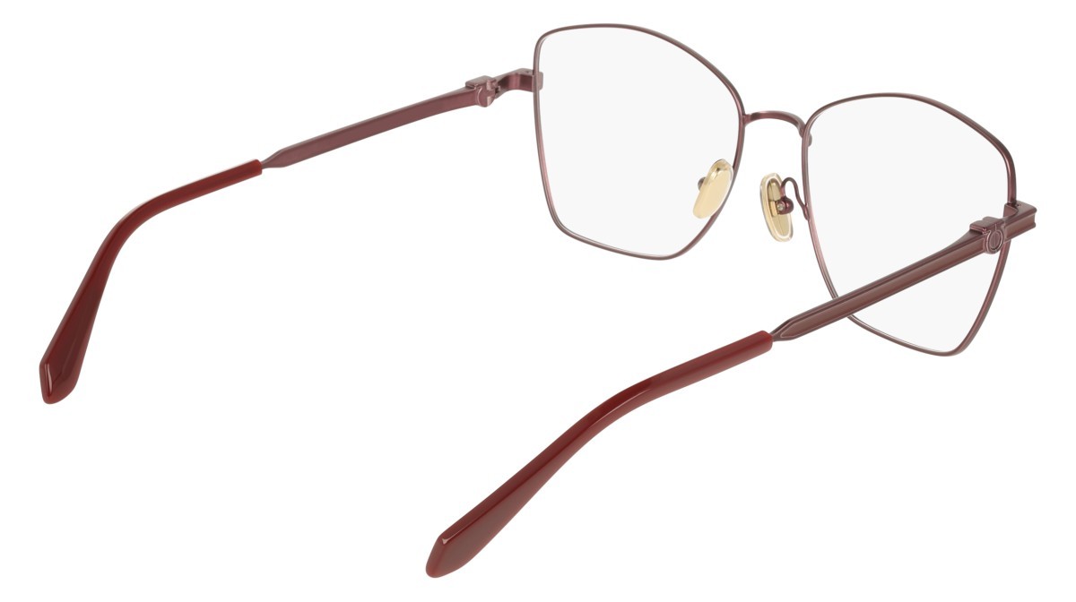 Eyeglasses Salvatore Ferragamo SF2242 (602) color matte burgundy shape rectangle 