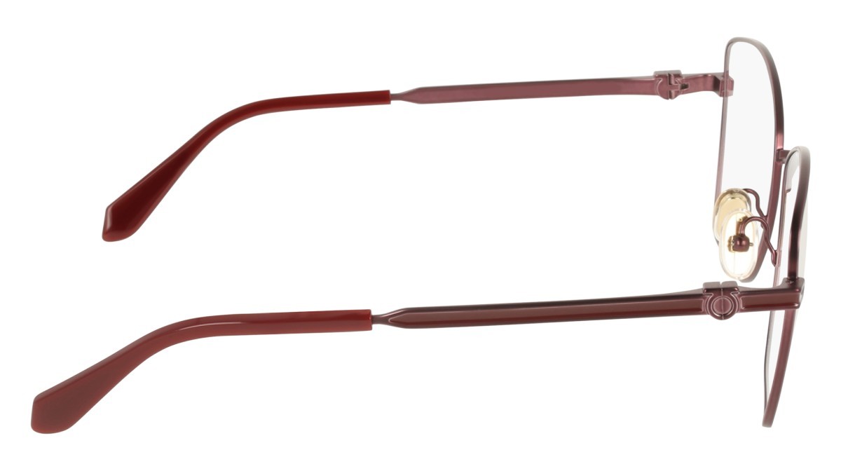Eyeglasses Salvatore Ferragamo SF2242 (602) color matte burgundy shape rectangle 