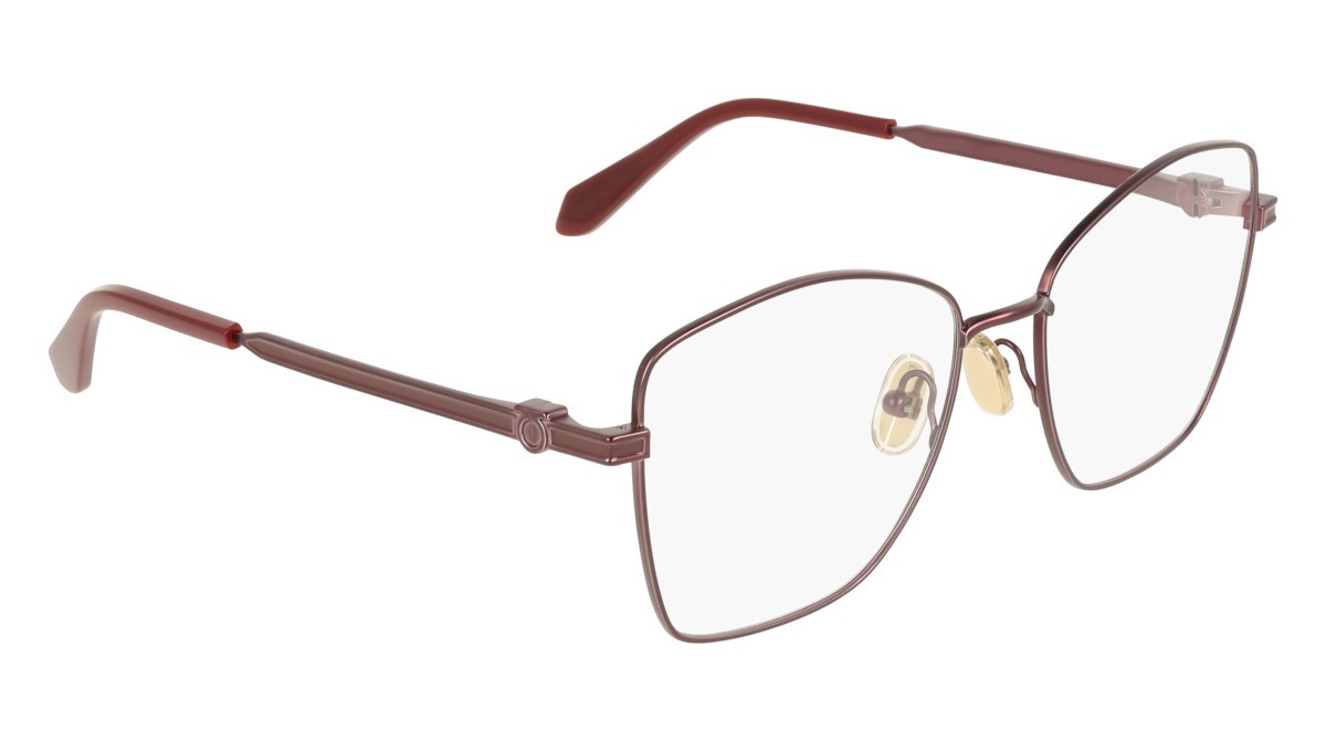 Eyeglasses Salvatore Ferragamo SF2242 (602) color matte burgundy shape rectangle 