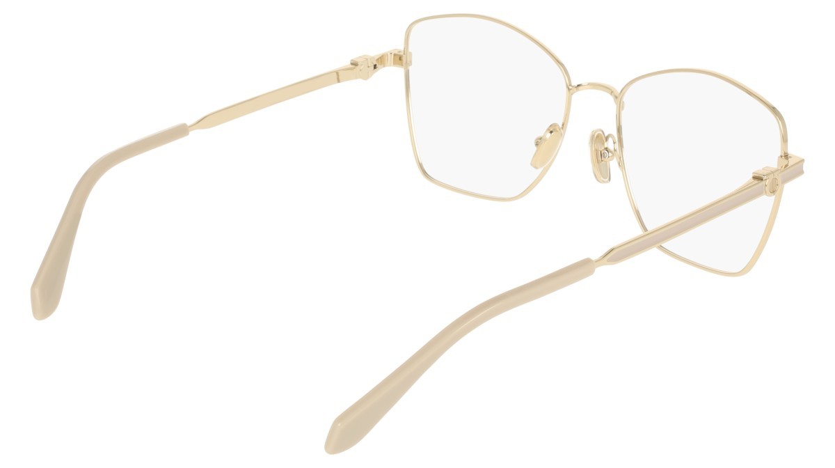 Eyeglasses Salvatore Ferragamo SF2242 (710) color gold shape rectangle 