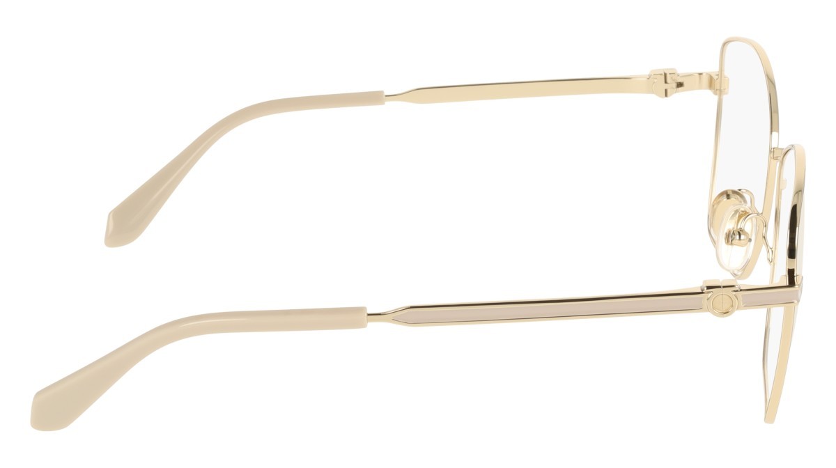 Eyeglasses Salvatore Ferragamo SF2242 (710) color gold shape rectangle 