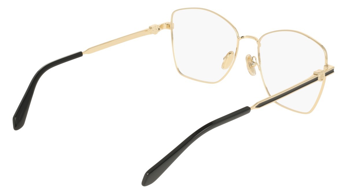 Eyeglasses Salvatore Ferragamo SF2242 (712) color yellow gold shape rectangle 