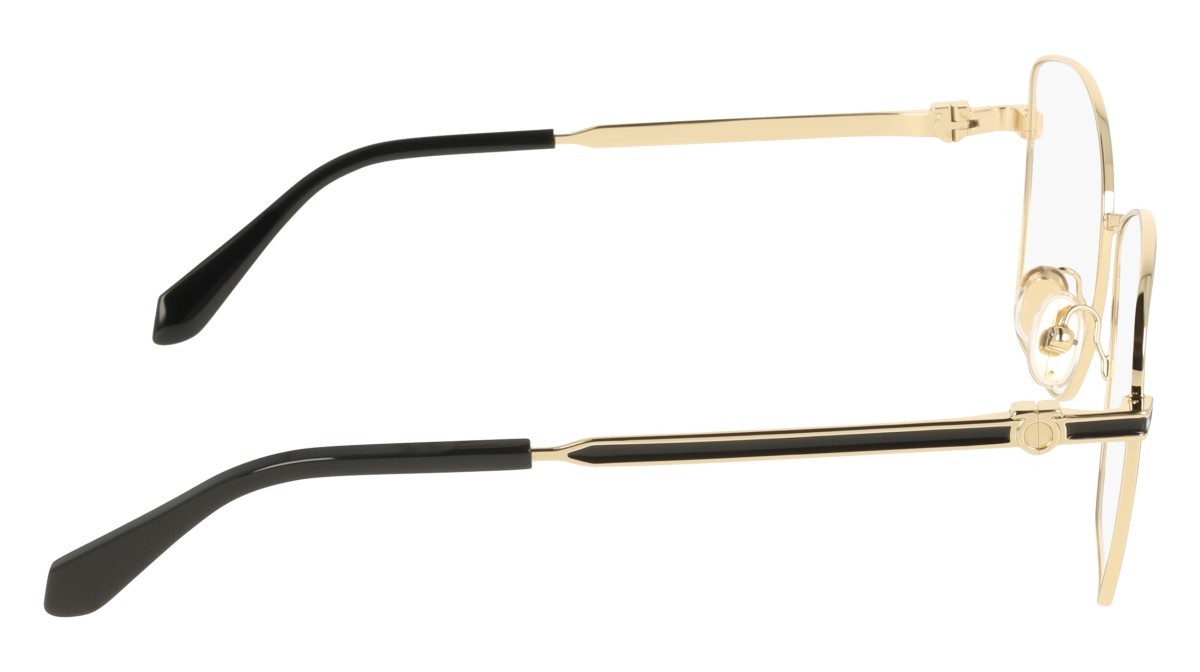 Eyeglasses Salvatore Ferragamo SF2242 (712) color yellow gold shape rectangle 