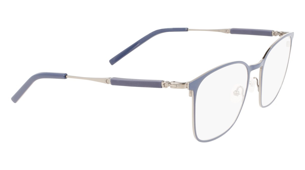 Brillen Salvatore Ferragamo SF2566 (021) farbe light ruthenium/blue form quadratisch 